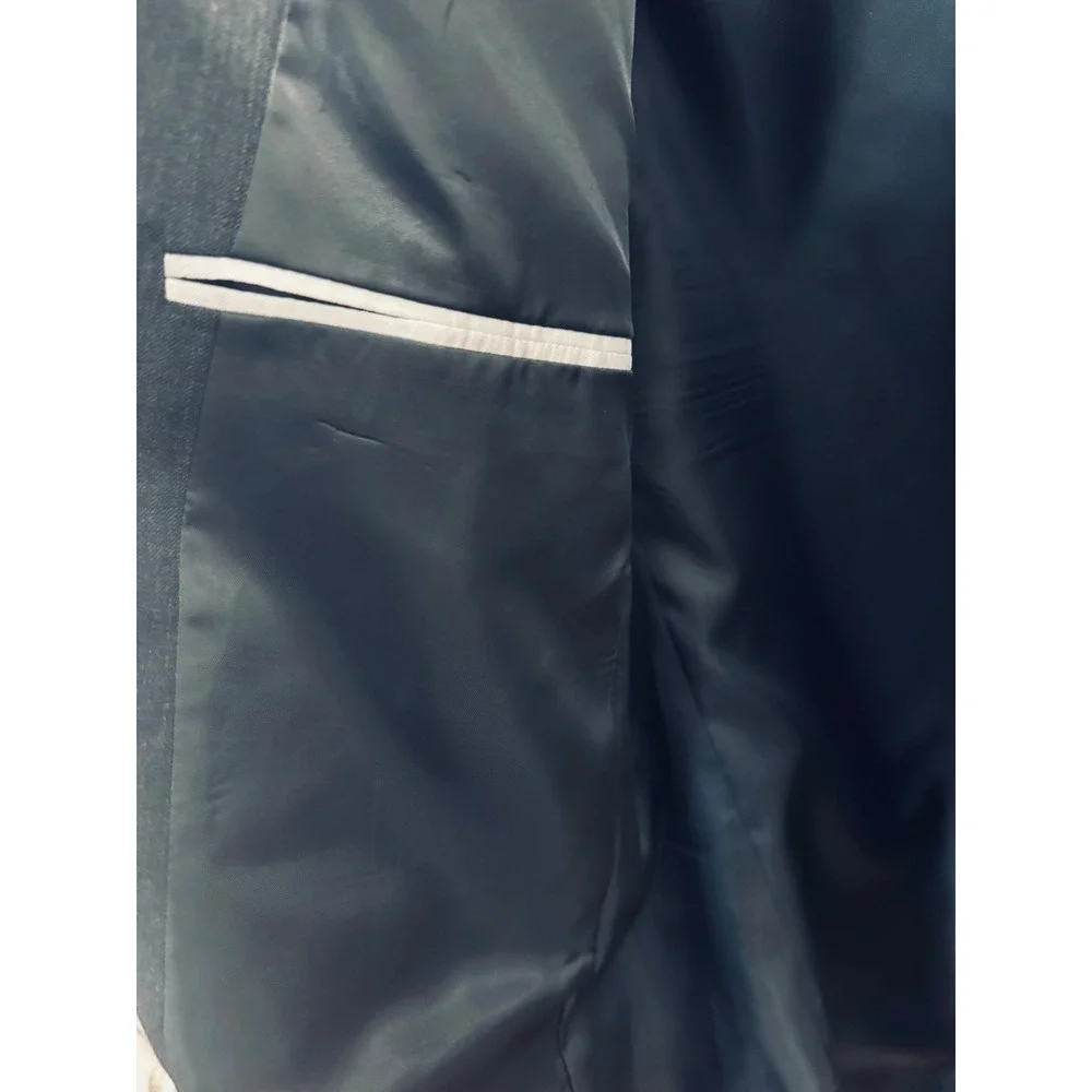 Claiborne Men's NWT Charcoal Gray Wool Blend‎ Suit Jacket Blazer 42L